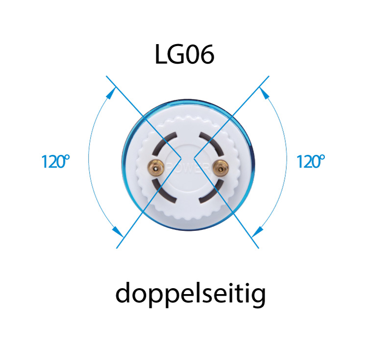 LED Röhre T8 LG06 doppelseitig detail