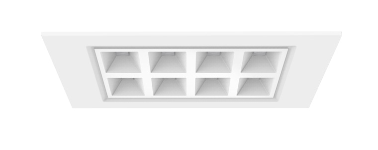 LED Deckenleuchte Ramos mit einstellbarer Lichtfarbe 300x600mm